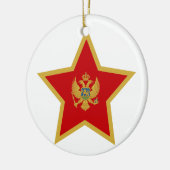 Montenegro Star Keramisch Ornament (Links)