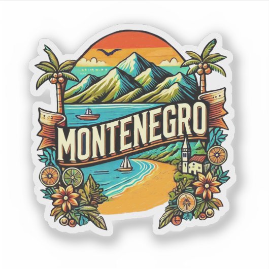Montenegro Sticker (Voorkant)
