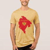 Montenegro Tri-Blend Shirt (Voorkant)