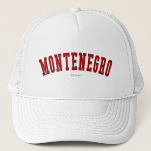 Montenegro Trucker Pet (Voorkant)