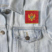 Montenegro Vierkante Button 5,1 Cm (In situ)
