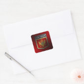 Montenegro Vierkante Sticker (Envelop)