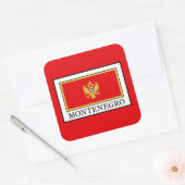 Montenegro Vierkante Sticker (Envelop)