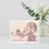 Montenegro vintage reizen briefkaart (Staand voorkant)
