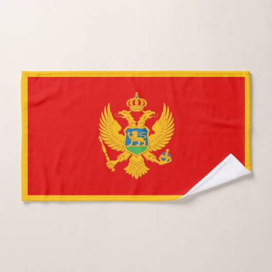Montenegro vlag bad handdoek (Handdoek)
