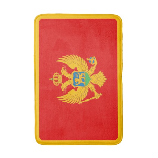 Montenegro vlag badmat (Voorkant Verticaal)