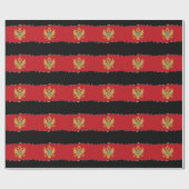 Montenegro vlag cadeaupapier (Vlak)
