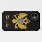 Montenegro Vlag Case-Mate iPhone Case (Achterkant (horizontaal))