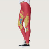 Montenegro Vlag embleem Leggings (Links)