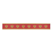 Montenegro vlag en Montenegro reizen, vakantie en  Grosgrain Lint (Voorkant)
