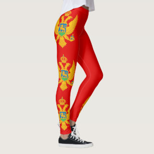 Montenegro vlag leggings