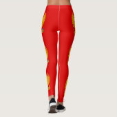 Montenegro vlag leggings (Achterkant)