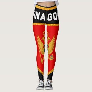 Montenegro vlag leggings