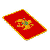 Montenegro vlag magneet (Rechterzijde)