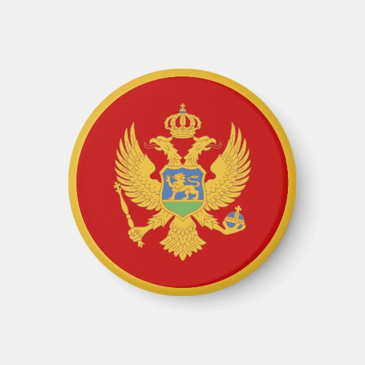 Montenegro vlag magneet (Voorkant)