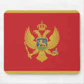 Montenegro vlag muismat (Voorkant)