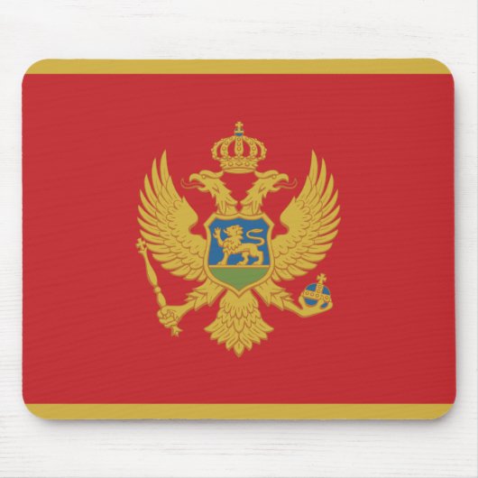 Montenegro vlag muismat (Voorkant)