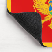 Montenegro vlag muismat (Hoek)