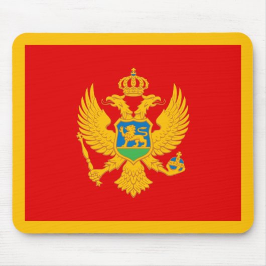 Montenegro vlag muismat (Voorkant)