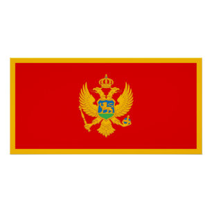 Montenegro Vlag Perfect Poster