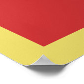 Montenegro vlag poster (Hoek)