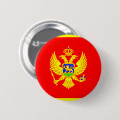Montenegro vlag ronde button 5,7 cm (Voorkant /achterkant)