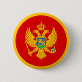 Montenegro vlag ronde button 5,7 cm (Voorkant)