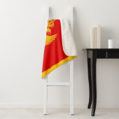 Montenegro vlag sherpa deken (In situ)
