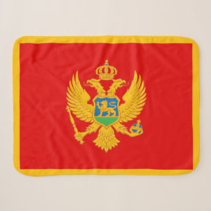Montenegro Vlag Sherpa Deken