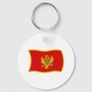 Montenegro Vlag Sleutelhanger