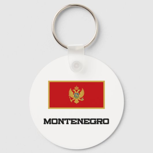 Montenegro vlag sleutelhanger (Voorkant)