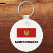 Montenegro vlag sleutelhanger (Voorkant)