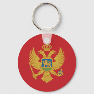 Montenegro vlag sleutelhanger