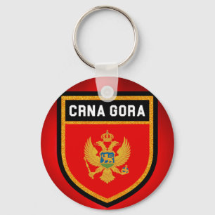 Montenegro vlag sleutelhanger