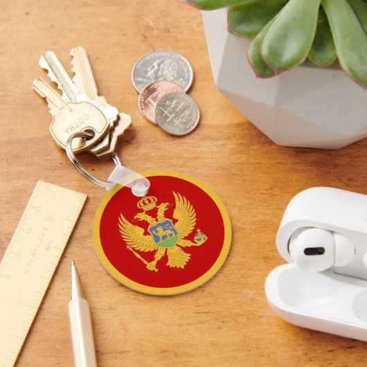 Montenegro vlag sleutelhanger (Bureau)