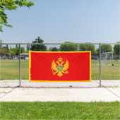 Montenegro vlag spandoek (Insitu)