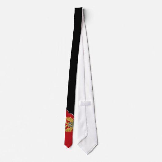 Montenegro vlag stropdas (Achterkant)