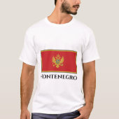 Montenegro vlag t-shirt (Voorkant)