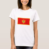 Montenegro vlag t-shirt (Voorkant)