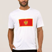 Montenegro vlag t-shirt (Voorkant)