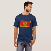 Montenegro Vlag T-shirt (Voorkant volledig)