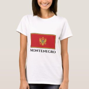 Montenegro vlag t-shirt