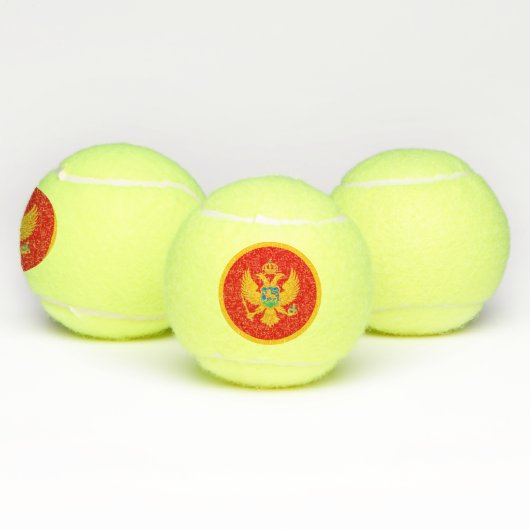 Montenegro vlag tennisballen (Multi)