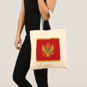 Montenegro vlag tote bag (Voorkant (product))