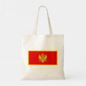 Montenegro vlag tote bag (Achterkant)