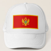 Montenegro vlag trucker pet (Voorkant)