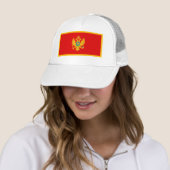 Montenegro vlag trucker pet (In situ)