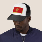 Montenegro vlag trucker pet (In situ)