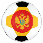 Montenegro vlag voetbal (Voorkant)