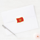 Montenegro-vlaggen Ronde Sticker (Envelop)